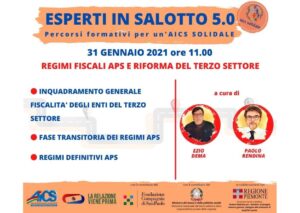 REGIMI FISCALI APS E RIFORMA DEL TERZO SETTORE - 31/01/2022